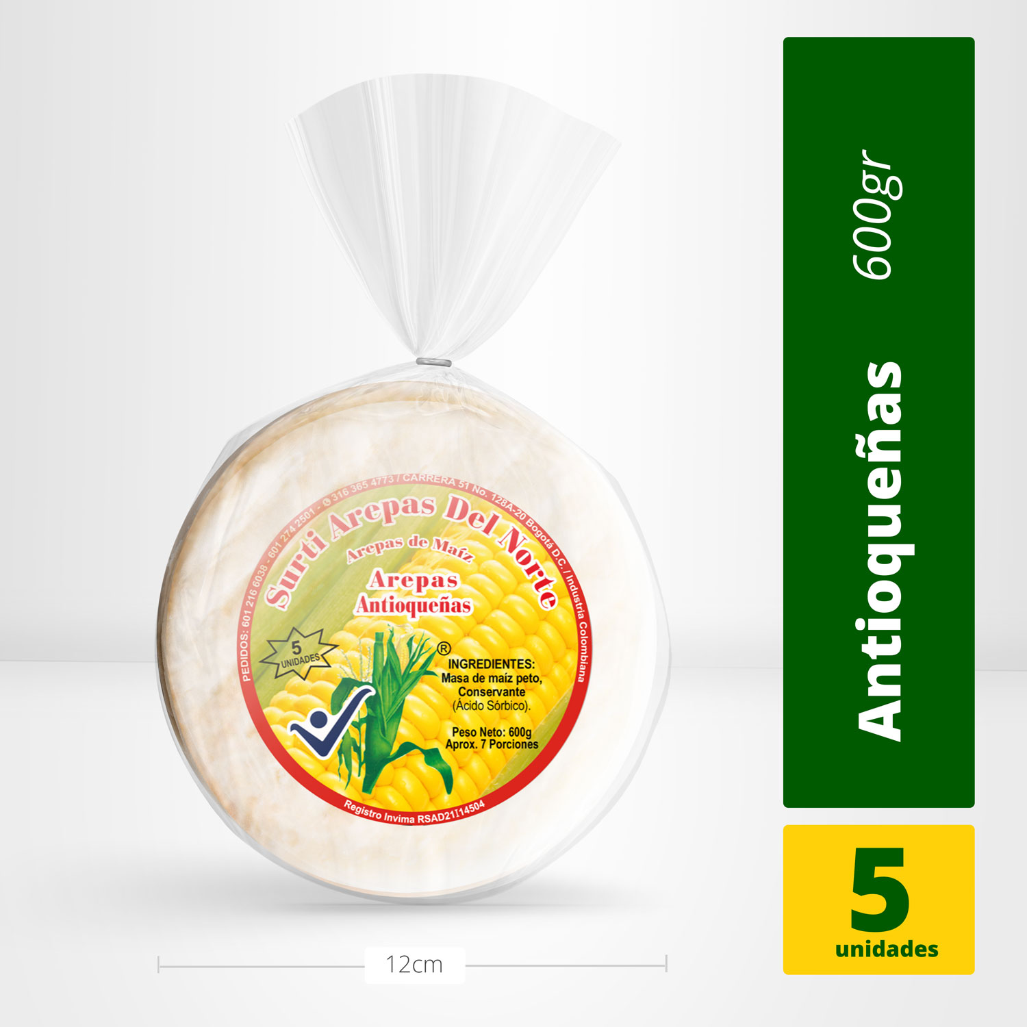 Arepa Antioquena x5